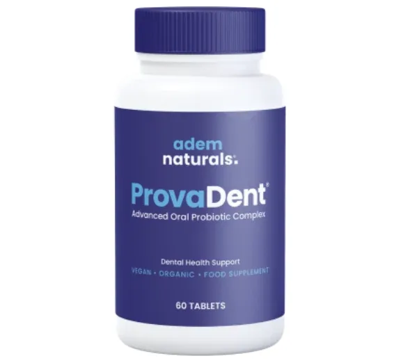 ProvaDent oral health supplement bottle